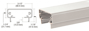 CRL Sky White 200 Series 241" Long Top Rail