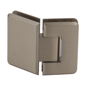 CRL Brushed Bronze Pinnacle 045 Series 135 Degree Glass-to-Glass Standard Hinge