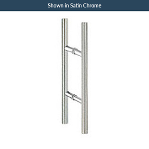 Polished Stainless Steel 12" Ladder Pull Single Mount Handle