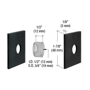 CRL 2" Replacement Gasket Set for SS0B Standoff Railing System