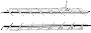 CRL 30" Jalousie Strip Hardware - 8 Blades