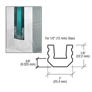 CRL 25' Setting and Centering Block for 1/2" Glass