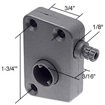 CRL Right Hand Window Slant Sill Operator 1-3/4" Screw Holes