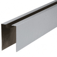 CRL Brushed Stainless 120" Cladding for W7B Series Windscreen and Smoke Baffle Base Shoe