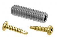 CRL Polished Brass Replacement Screw Pack for Concealed Mount Hand Rail Bracket