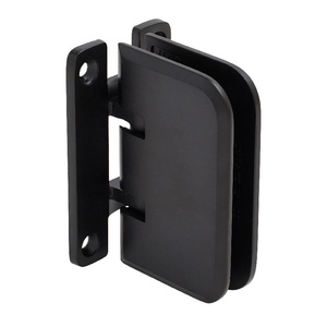 CRL Oil Rubbed Bronze Estate 037 Series Wall Mount 'H' Back Plate Hinge