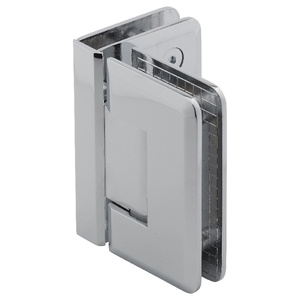 Polished Chrome 90º Glass to Glass Premier Series Hinge