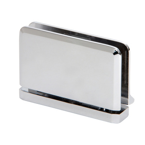 CRL Polished Chrome Prima Hinge with Rear Drip Plate
