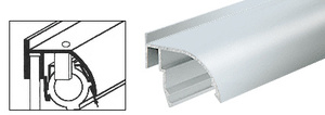 CRL Brite Anodized Custom Length Reflector Assembly for Wood End Showcases