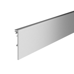 CRL DRX™ 4" Brushed Stainless Steel Square Side Cover Custom Length