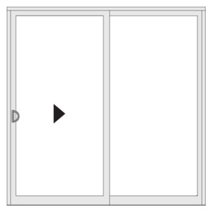 CRL-U.S. Aluminum Clear Anodized Series 3000 High Performance Sliding Doors