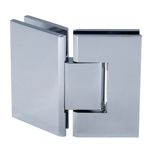 CRL Polished Chrome Junior Geneva 045 Series 135 Degree Glass-to-Glass Hinge