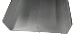 CRL-U.S. Aluminum Clear Anodized Head/Sill Channel - 24'-2"