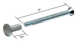 CRL Aluminum 2" Binder Post and Fastener