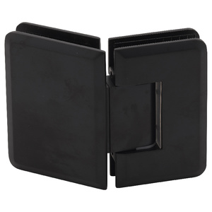 Matte Black 135º Glass to Glass Premier Series Hinge
