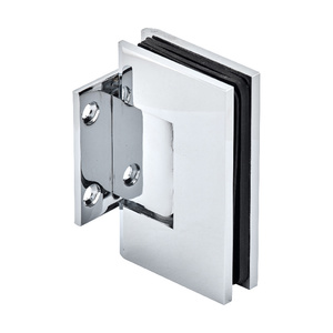 Polished Chrome Wall Mount with Short Plate Americana Series Hinge