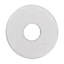 CRL 1" Diameter Clear Vinyl Replacement Washer with Large Hole
