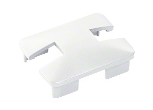 CRL Sky White Notched Cap for 180 Degree Center Post