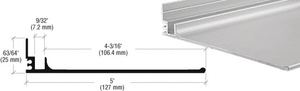 CRL Satin Anodized 24" Optional Shelf for Stock Size Mirror Frame