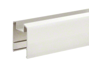 CRL Sky White 200, 300, 350 and 400 Series 241" Long Horizontal Double Glass Mid-Rail