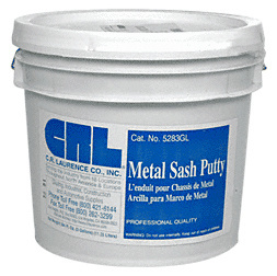 CRL Gray Metal Sash Putty - 3 Gallon