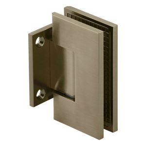 Brushed Bronze Wall Mount with Short Back Plate Maxum Series Hinge