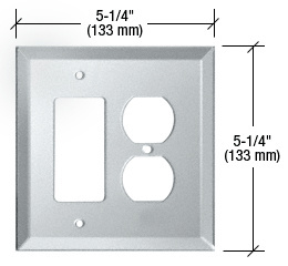 CRL Clear Designer Duplex Combo Glass Mirror Plate