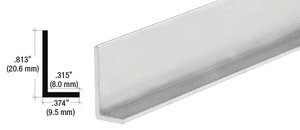 CRL Satin Anodized Aluminum 3/8" L-Bar Extrusion