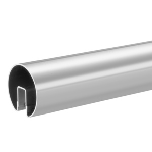 CRL Polished Stainless 3" Premium Cap Rail for 1/2" Glass - 120"