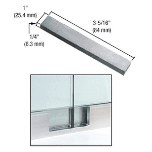 CRL 1" Rigid Rubber Spacing Blocks with Adhesive