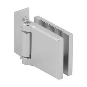 CRL Polished Chrome Mini Hinge - 'L' Plate Style