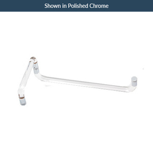 Satin Brass 8" x 22" Acrylic Towel Bar Handle Combo