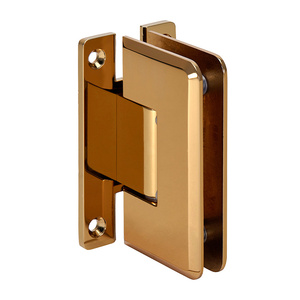 CRL Gold Plated Cologne 037 Series Wall Mount 'H' Back Plate Hinge