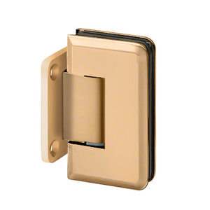 Satin Brass Wall Mount with Short Back Plate Majestic Series Hinge