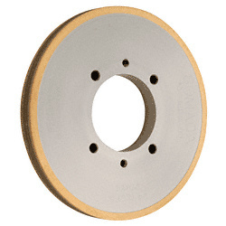 CRL VE4 7" Flat and Small Seam Edge Grinding Wheel 170-200 Grit for 1/4" Glass