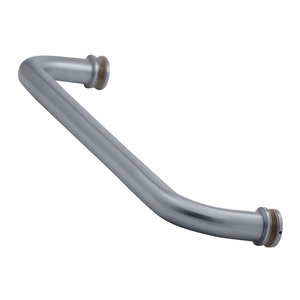 Satin Chrome 12" Single Mount Tubular Towel Bar with Washers