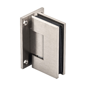 Brushed Nickel Wall Mount with Full Back Plate Designer Series Hinge