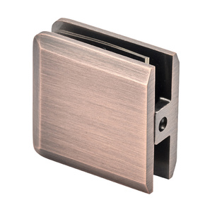 Polished Copper Wall Mount Premier Series Glass Clip