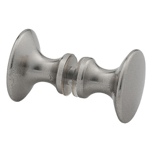 Brushed Nickel Traditional Series Knobs Back-to-Back Set