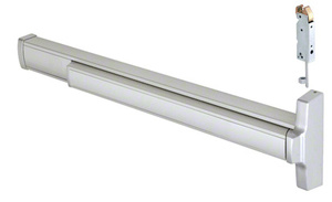 CRL Satin Aluminum 36" Jackson® 2085 Push Pad Concealed Vertical Rod Right Hand Reverse Bevel Panic Exit Device