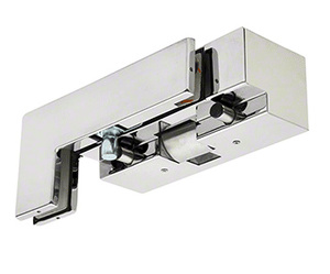 CRL Polished Stainless LH Sidelite Mount Transom Patch Fitting With PK/ESK Electric Strike