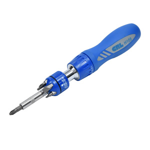 CRL Ratcheting Extension Screwdriver with Six Bits