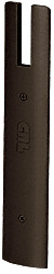 CRL Oil Rubbed Bronze End Cap for 10" Square 1/2" Glass Wedge-Lock® Door Rail