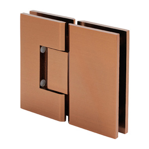 CRL Antique Bronze Vienna 180 Series Glass-to-Glass Hinge