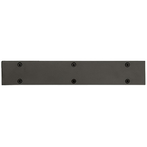 Rectangular Tube End Cap Black Bronze Anodize Finish