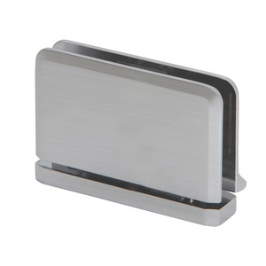 CRL Brushed Nickel Prima Hinge with Rear Drip Plate