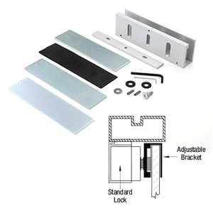 CRL SDC® Herculite® Door Bracket for Electromagnetic Locks