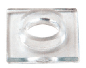 CRL Clear 3/4" Square Washer with Sleeve