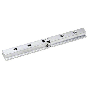 CRL-Blumcraft® Mill Finish Aluminum Vertical Adjustable Hand Rail Corner Splice