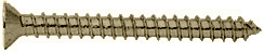 CRL Brushed Bronze 10 x 2" Wall Mounting Flat Head Phillips Sheet Metal Screws